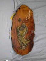 藏品(達摩木雕像)的圖片